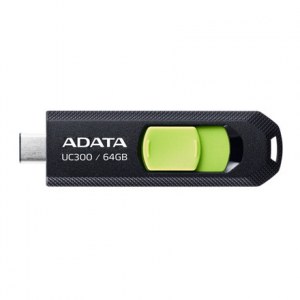 ADATA | FlashDrive | UC300 | 64 GB | USB 3.2 Gen 1 | Black